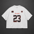 Houston "All In" 23 Oversized Graphic T-Shirt – White