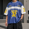 California "Infinite Sparkle" 32 Oversized Mesh Jersey – Royal Blue