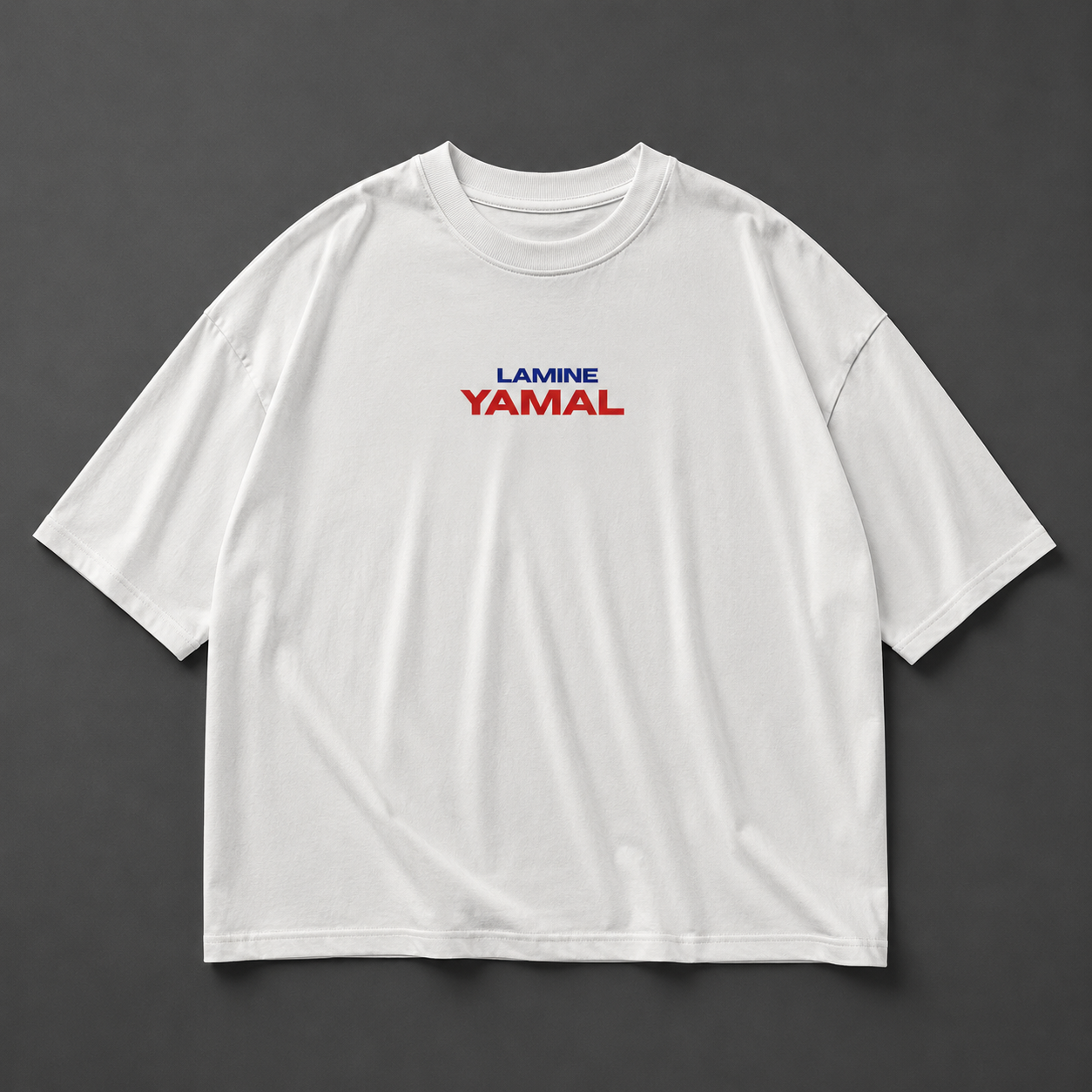 Lamine Yamal "Starlet" Oversized Graphic T-Shirt – White