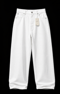White baggy jeans